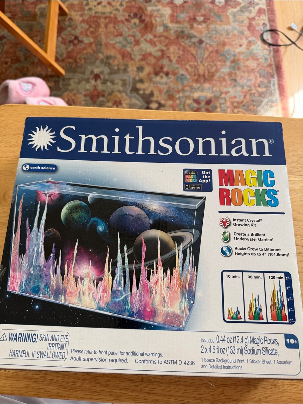 Smithsonian Magic Rocks Crystal Growing Kit - Colorful Multicolor